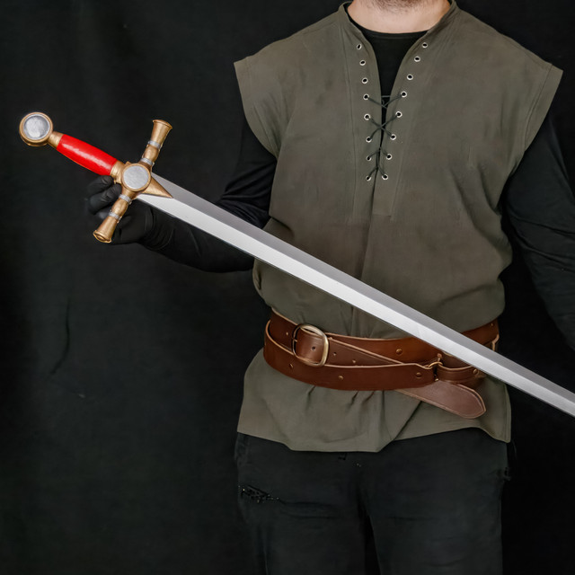 Classic Foam Sword with Red Handle – Polyurethane Training Sword Classic Foam Sword with Red Handle – Polyurethane Training Sword