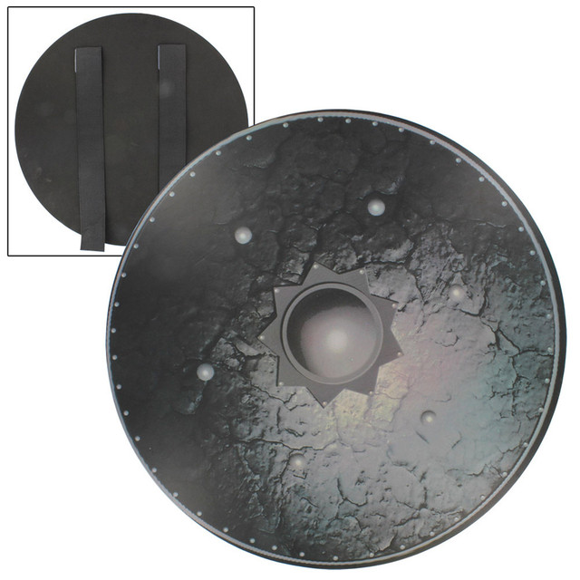 Rebel Warrior Foam Shield – Round Battle Replica