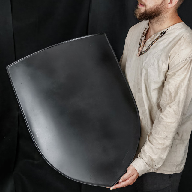 Decorative Medieval Style Shield – Black Finish
