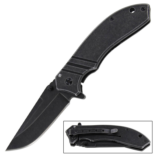 Spring Blade Steel Isolation Pocket Knife