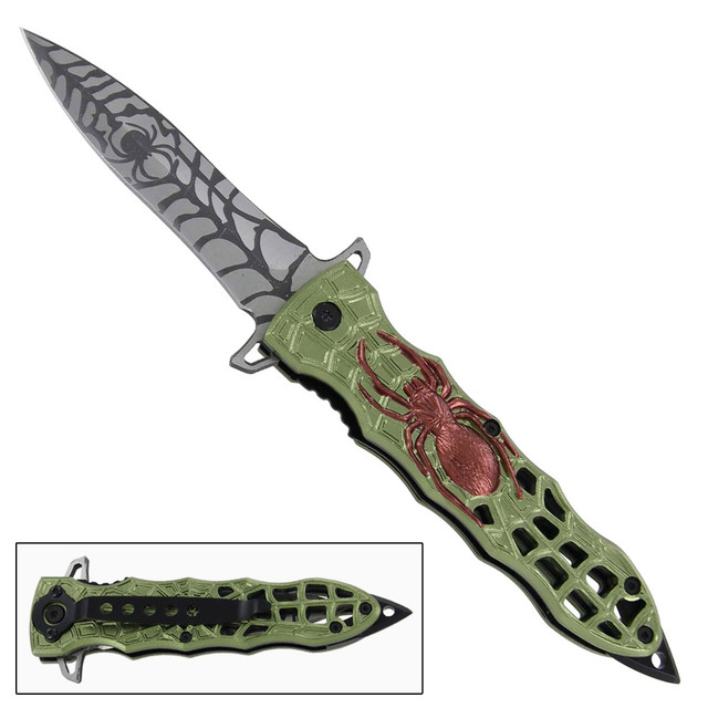 Snake Eye Tactical Everyday Carry Spring Assist Style Folding