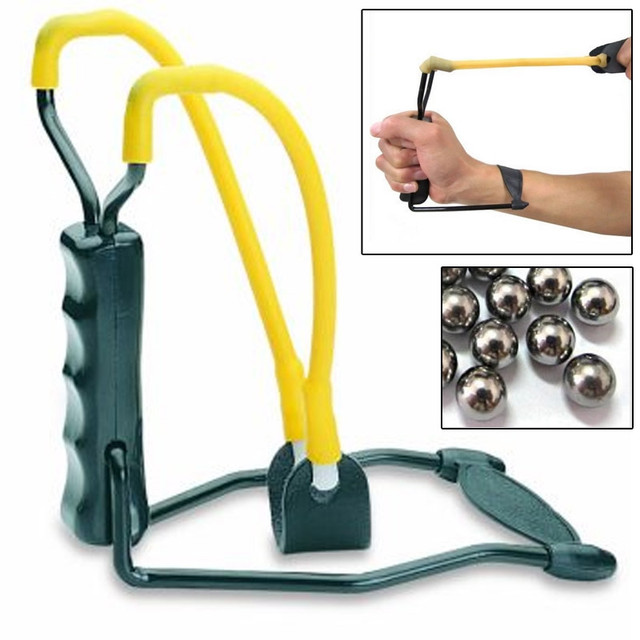 Hawk High Velocity Slingshot & 100 Piece Steel Ammo Combo Hawk High Velocity Slingshot & 100 Piece Steel Ammo Combo