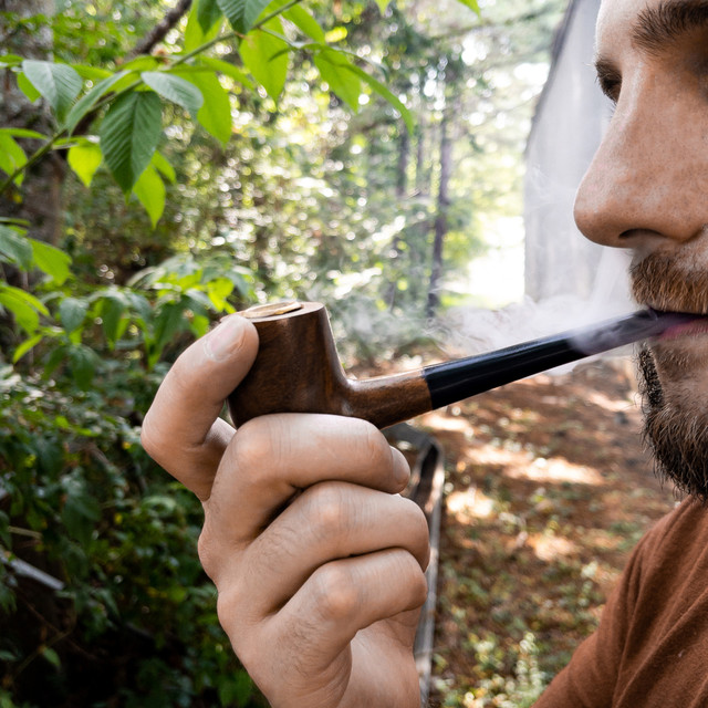 Deep in Thought Handmade Tobacco Pipe