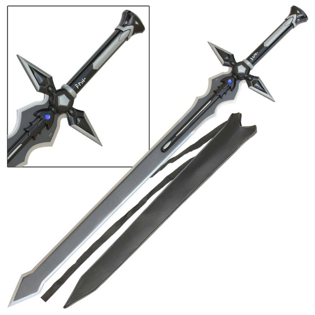 SAO Ordinal Scale Sword of Kirito Just $77 (Battle Ready Spring Steel, – HS  Blades Enterprise