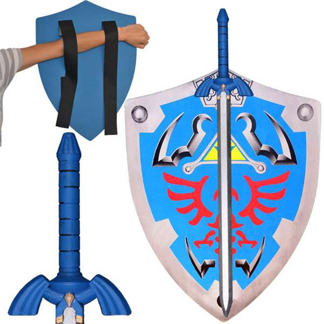 Combo Deal Zelda LARP Foam Shield & Sword