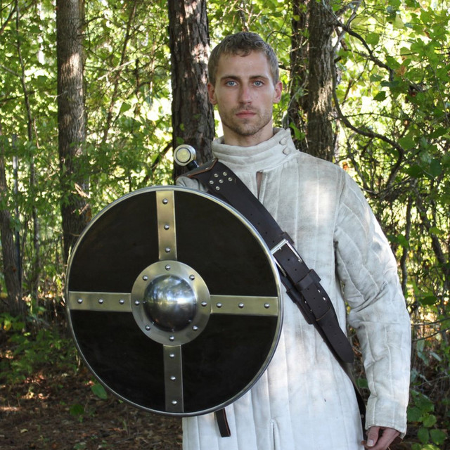 Viking Norse Warfare Gokstad Darken Land Wooden Larp Reenactor Shield