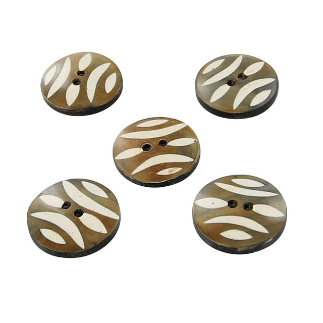 Horn Signature Style Handmade Button Set