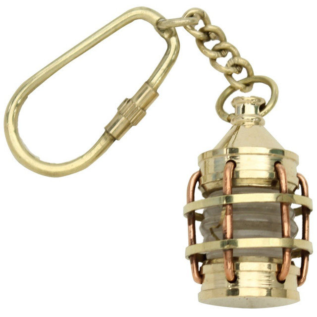 Nautical Boat Anchor Lantern Keychain