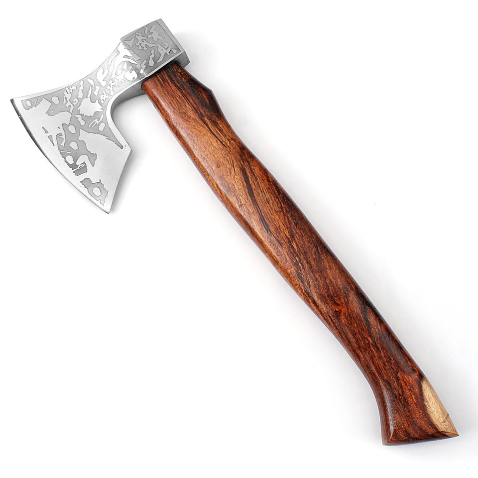 Smokin Skull Functional Outdoor Axe