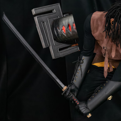 Moon Slicer Black Mamba Polyurethane Foam Japanese Ninja Katana