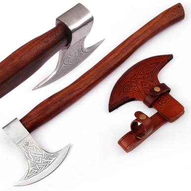 Viking Dragon Slayer Norse Dane Battle Axe | Plain Handle