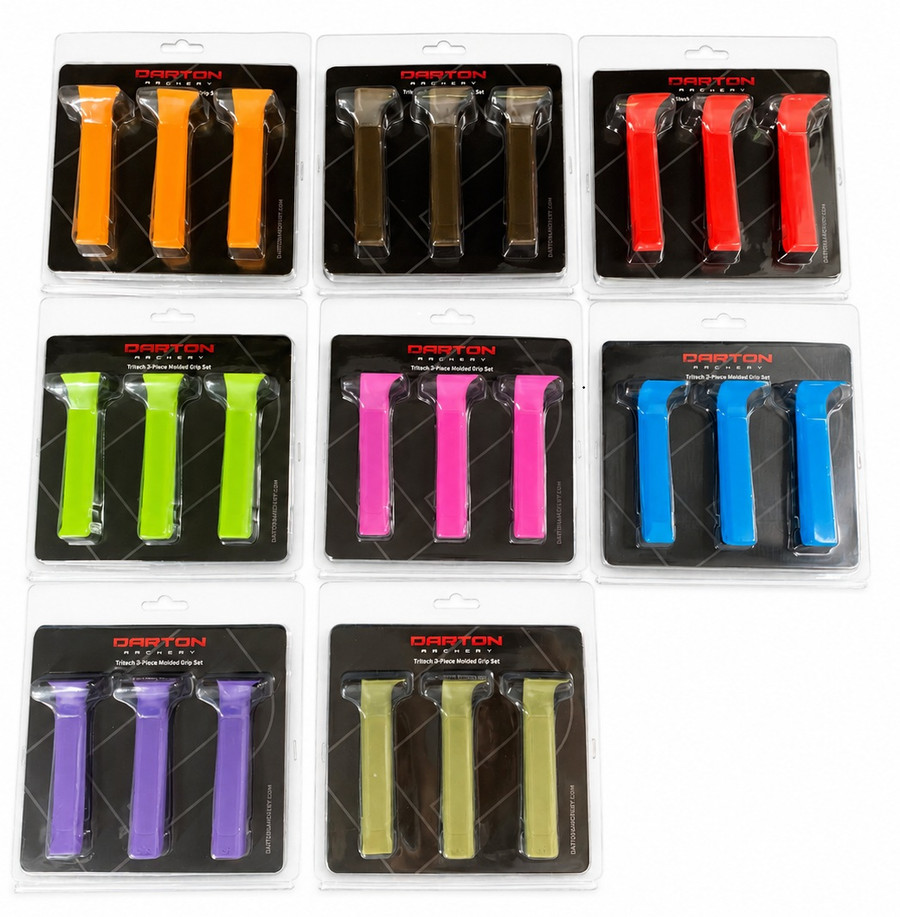 Tritech 3-Piece Molded Grip Set—Hunting & Target-Multiple Colors