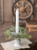Candle Ring - Prickly Pine Snow 6"