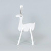 Wooden Reindeer, White