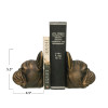 Dog Head Bookends with Antique Finish (Set of 2)