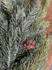 Frosted White Spruce Half Sphere | 8"