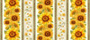 Timeless Treasures - You Are My Sunshine - 11" Sunflower Stripe, Cream