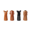 Hand-Painted Stoneware Dog Vases (4 Styles)