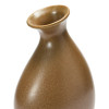Stoneware Organic Shaped Vase, Speckled Reactive Glaze