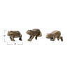 Resin Frog Pot Hanger (Set of 3)
