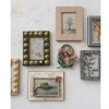 Handmade Marbled Resin Bobbin Photo Frame (Green)