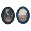 Oval Resin Twisted Photo Frame (2 Colors)