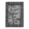 Ribbed Photo Frame, Black & White