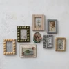 Striped Photo Frame, Black & White