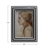 Striped Photo Frame, Black & White