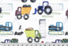 Shannon Fabrics - Cuddle Prints - Tractor Haul, Multi