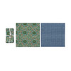 Cotton Napkins with Block Print Patterns (Set of 4)