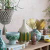 Hand-Painted Stoneware Bird, Pink 