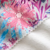 Robert Kaufman - Doux Luxe/Minky - Floral, Alexandrite