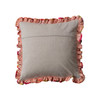 20" Velvet Pillow, with Floral Pattern