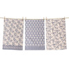 Tea Towels - French Blue, Set Of 3