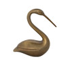 Cast Aluminum Bird, Antique Brass Finish