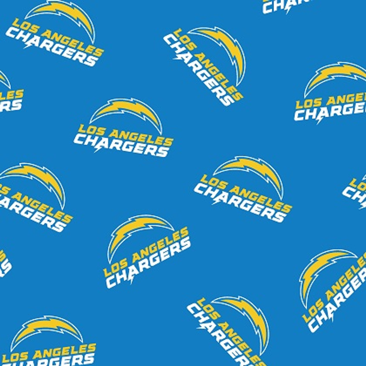 Fabric Traditions - NFL Fleece - Los Angeles Chargers, Navy