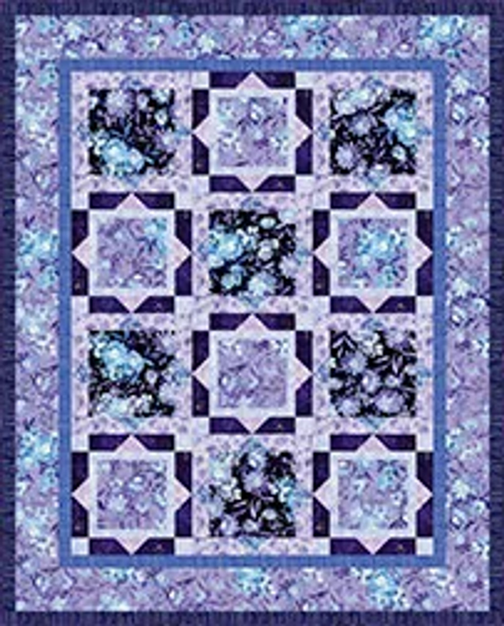 Cross Check and Single Burst Mini Quilts Digital Quilt Pattern