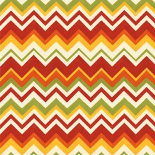 Wilmington Prints - Poppylove - Zig Zags, Cream