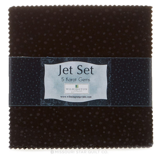 Wilmington Prints - 5 Karat Gems - Jet Set, 42 - 5" Squares