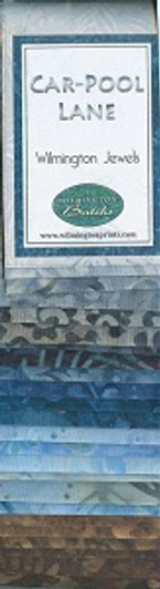 Wilmington Jewels - Car-Pool Lane - 24 - 2 1/2" Strips, Blue/Brown