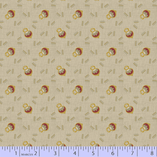 Marcus Fabrics - Brick - Trowels, Neutral