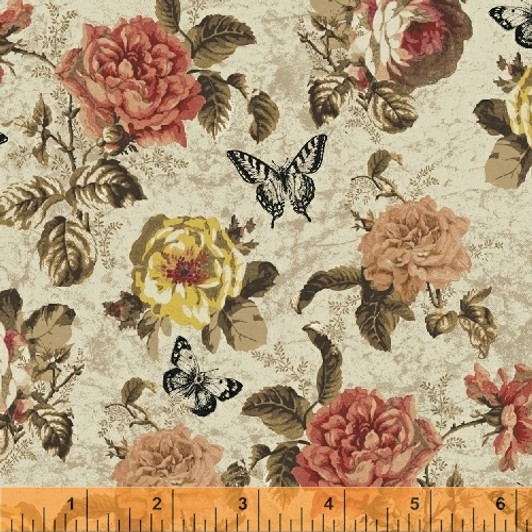 Windham - Afternoon Tea - Floral, Tan