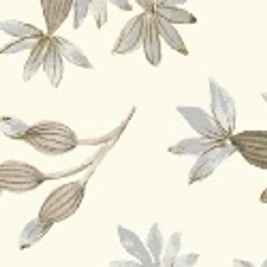 Windham - Eliana - Grey Floral Buds, Cream