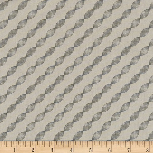 Windham - Eliana - Diagonal Stripe, Grey