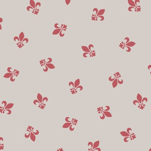 Blank Quilting - Honey Berries - French Design, Red & Grey