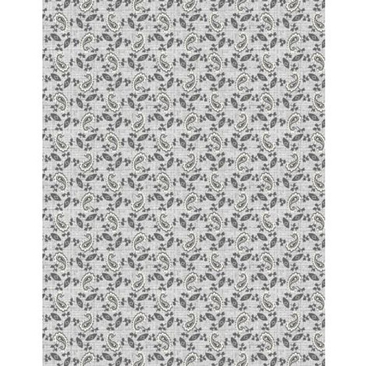 Wilmington Prints - Blackwood Cottage - Paisley, Lt Grey