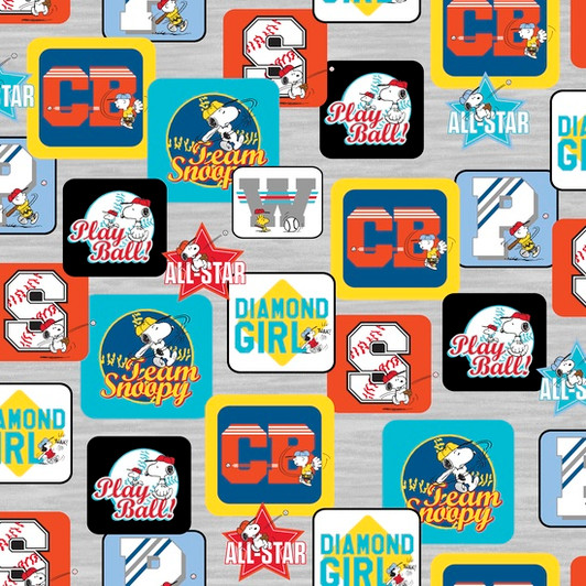 Quilting Treasures - All Stars - All Star Patch, Gray