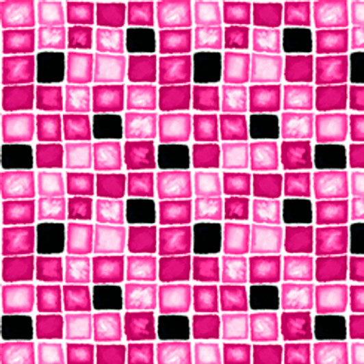 Quilting Treasures - Delilah - Box Geometric, Fuchsia