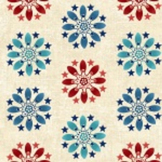 Studio E - Heartland - Star Flower, Cream